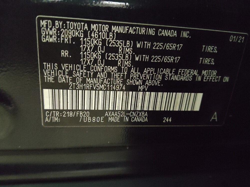 2021 Toyota RAV4 in Pelham, AL 35124 - 18117557 33