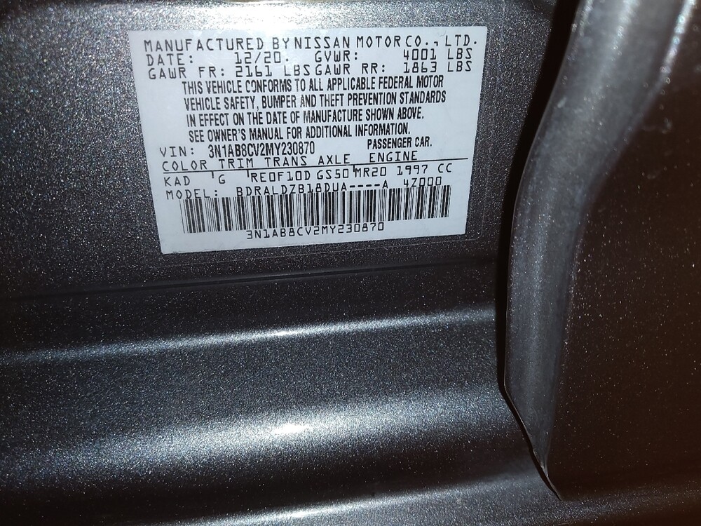 2021 Nissan Sentra in Houston, TX 77034 - 18117566 33