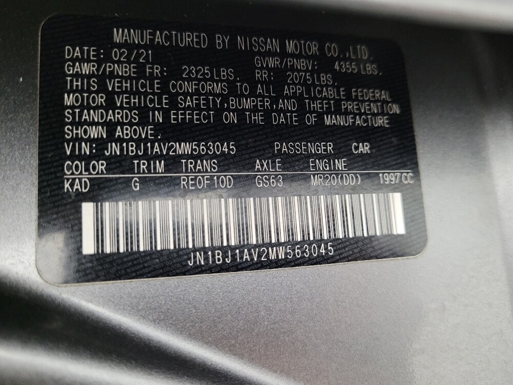 2021 Nissan Rogue Sport in Reno, NV 89502 - 18117607 33