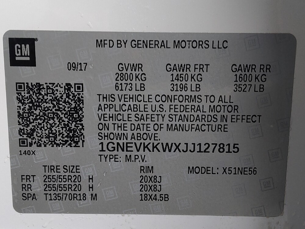 2018 Chevrolet Traverse in Houston, TX 77074 - 18117678 33