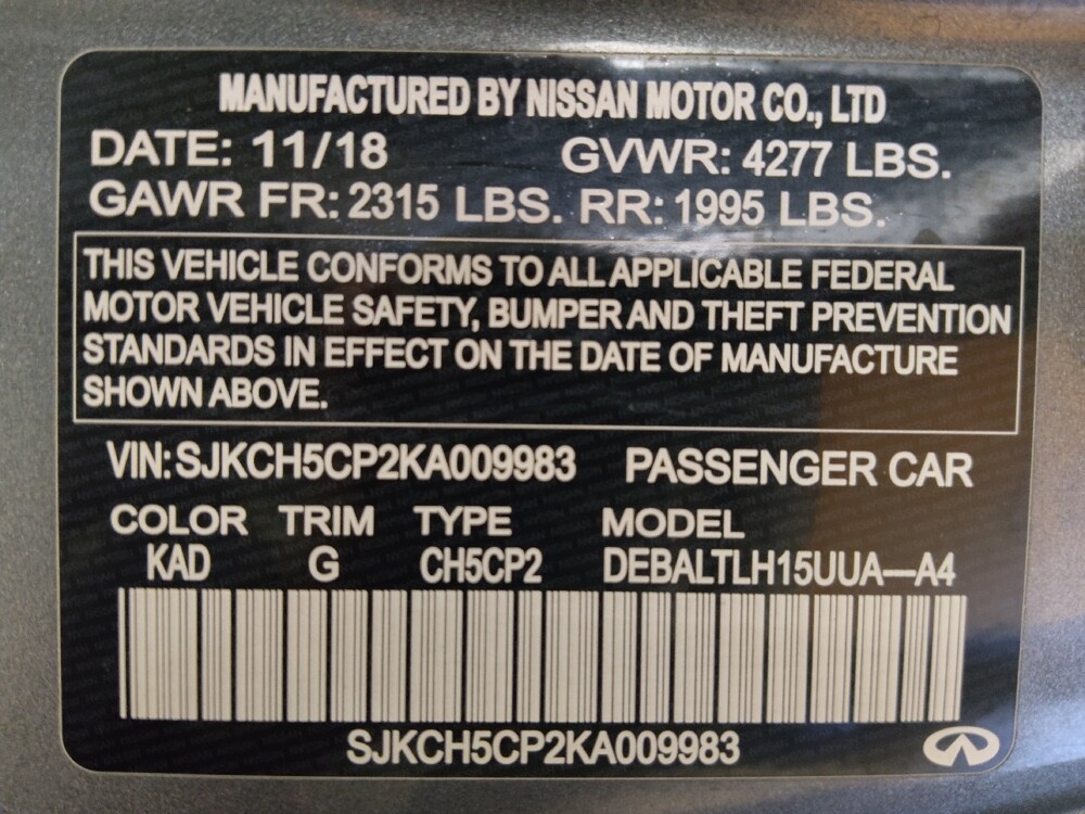 2019 INFINITI QX30 in Round Rock, TX 78664 - 18117681 33