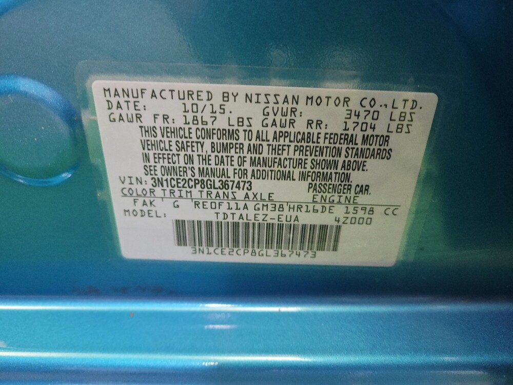 2016 Nissan Versa Note in Columbus, OH 43228 - 18117694 33