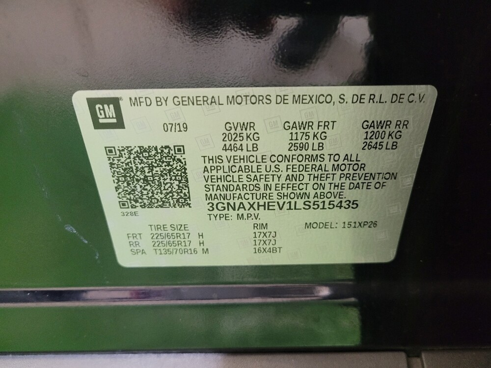 2020 Chevrolet Equinox in Maple Heights, OH 44137 - 18117702 33