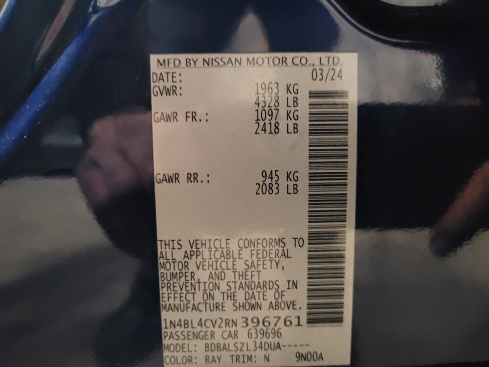 2024 Nissan Altima in Langhorne, PA 19047 - 18117727 33