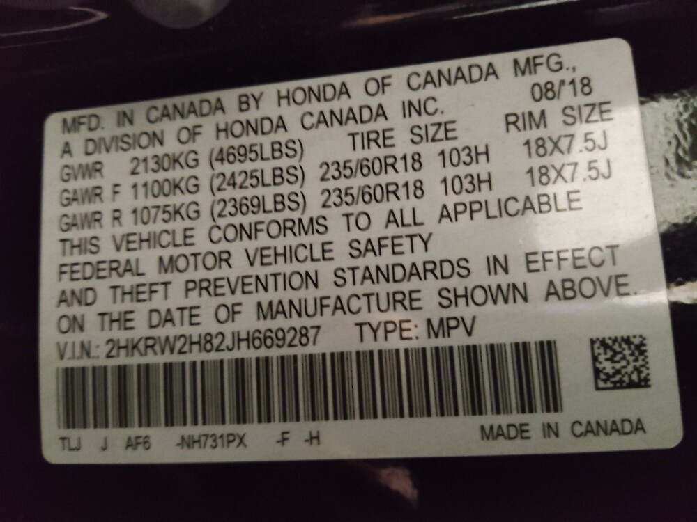 2018 Honda CR-V in Woodbridge, VA 22191 - 18117732 33