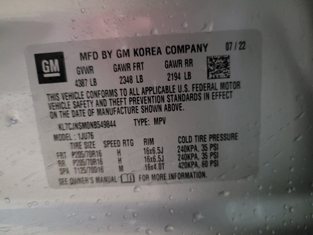 2022 Chevrolet Trax in Temple Hills, MD 20746 - 18117737 33