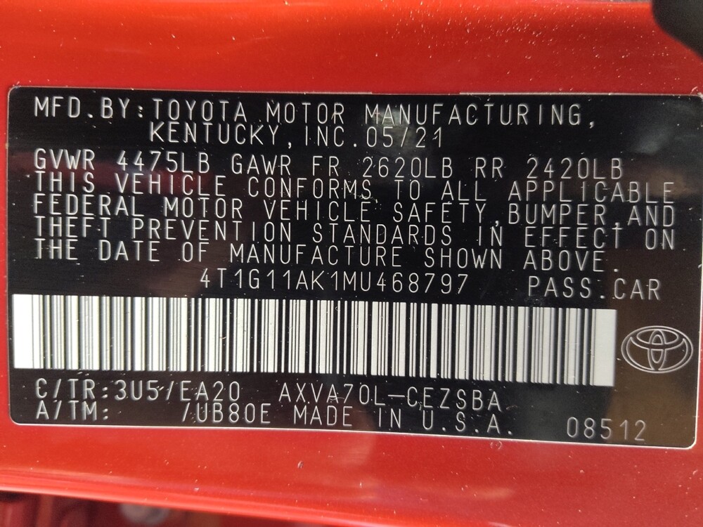 2021 Toyota Camry in Houston, TX 77060 - 18117781 33