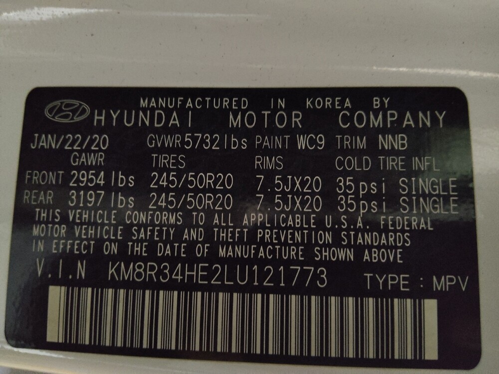 2020 Hyundai Palisade in Birmingham, AL 35215 - 18117792 33