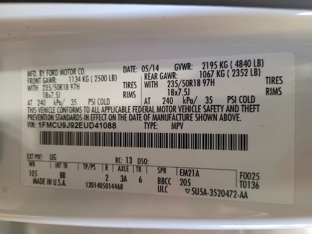 2014 Ford Escape in Mobile, AL 36606 - 18117829 33