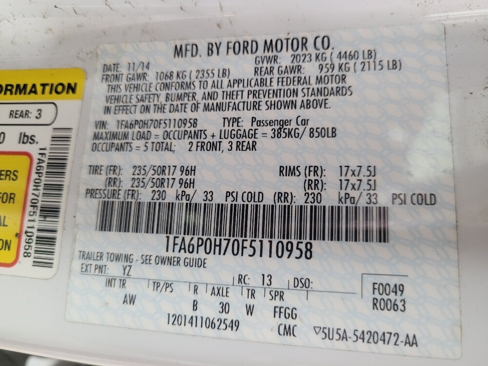 2015 Ford Fusion in Union City, GA 30291 - 18117831 33