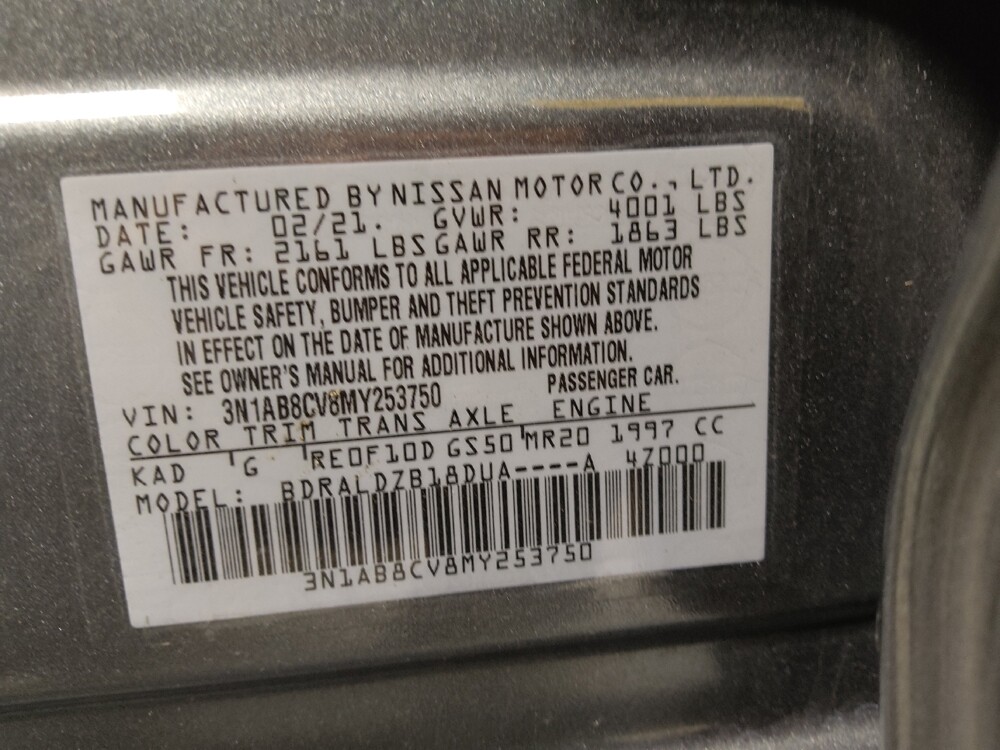 2021 Nissan Sentra in Arlington, TX 76011 - 18117878 33