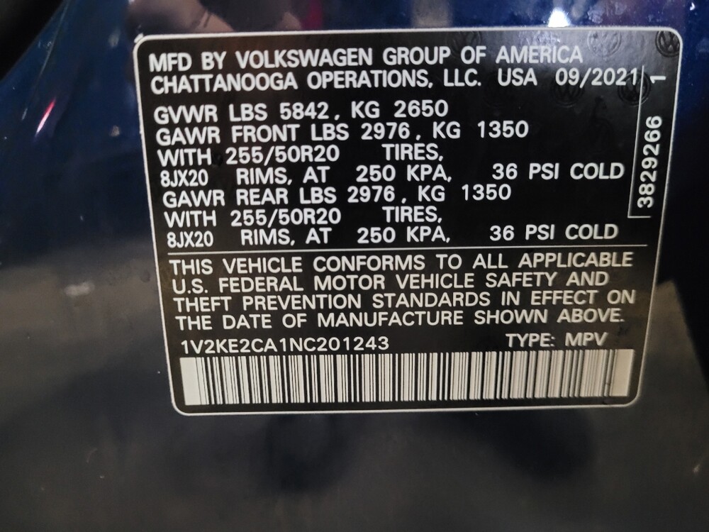 2022 Volkswagen Atlas in New Castle, DE 19720 - 18117901 33