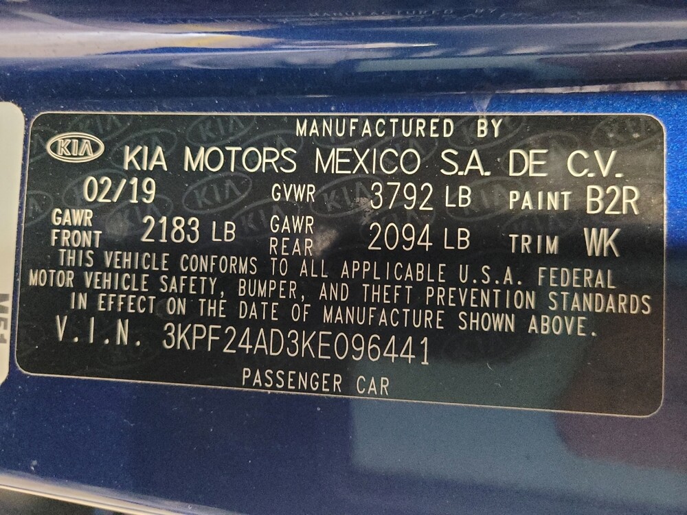 2019 Kia Forte in Gainesville, FL 32609 - 18118026 33