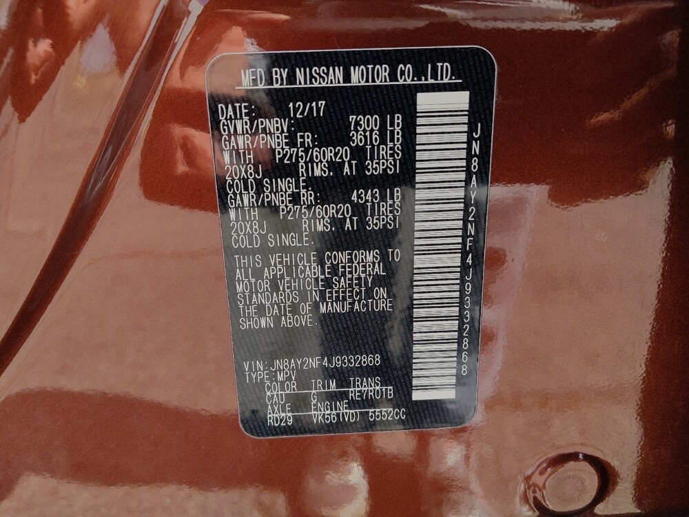 2018 Nissan Armada in Chattanooga, TN 37421 - 18118037 33