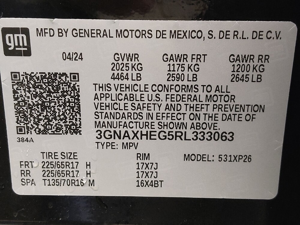 2024 Chevrolet Equinox in Houston, TX 77060 - 18118045 33