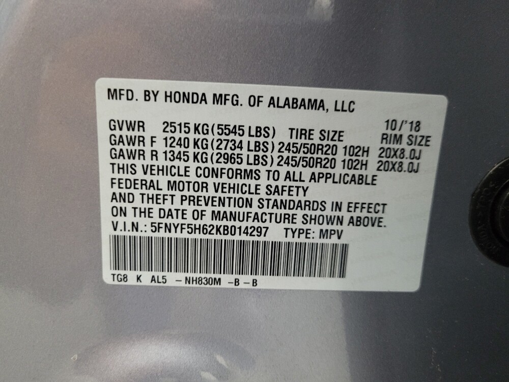 2019 Honda Pilot in Mesa, AZ 85210 - 18118063 33