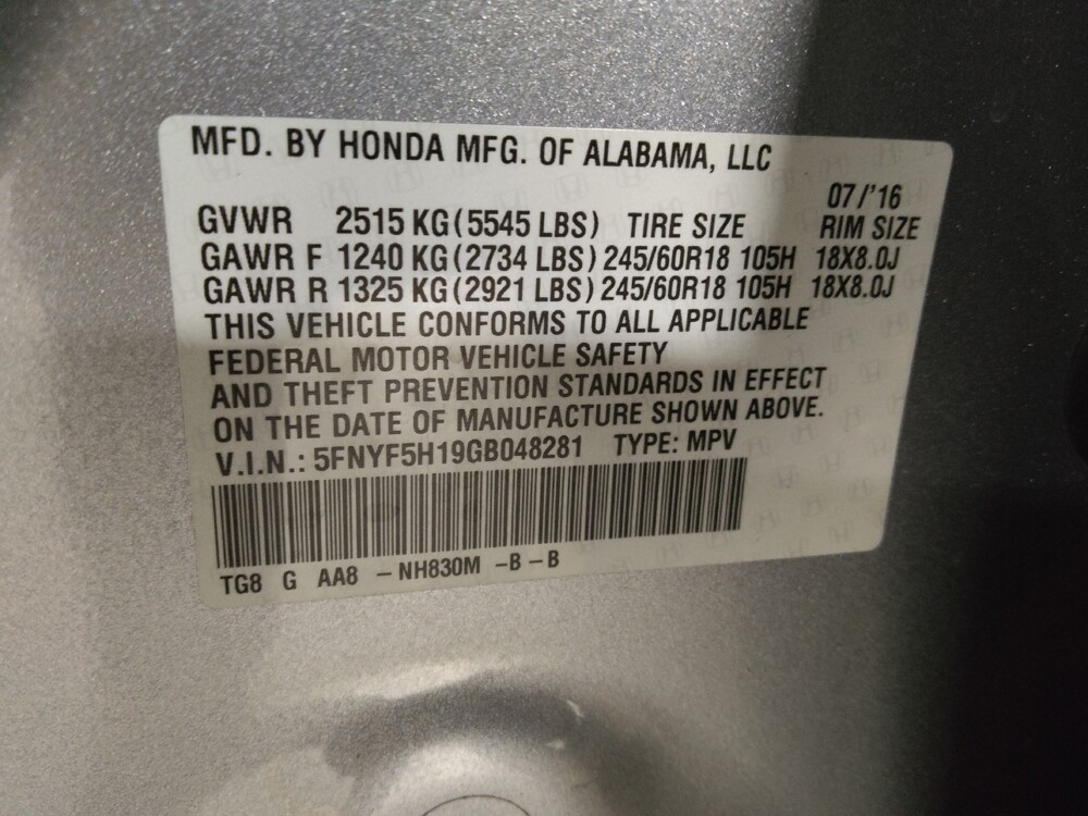 2016 Honda Pilot in Stone Mountain, GA 30083 - 18118086 33