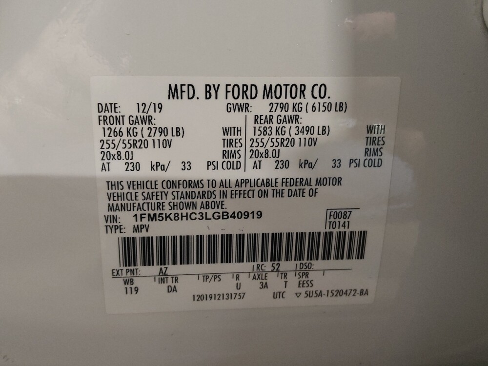 2020 Ford Explorer in Fort Worth, TX 76116 - 18118100 33