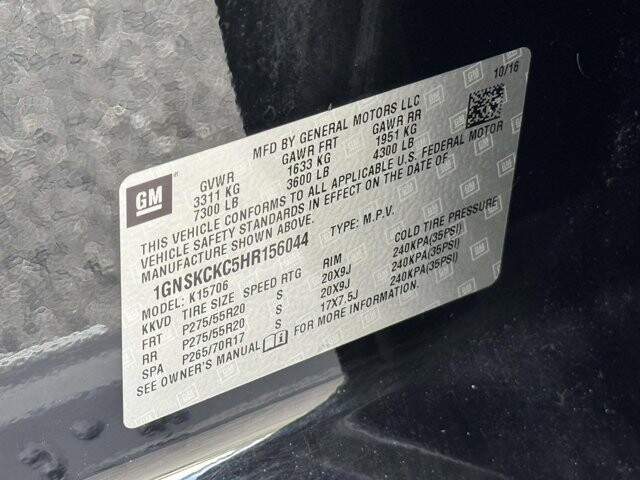 2017 Chevrolet Tahoe in Winchester, VA 22602 - 18118142 31