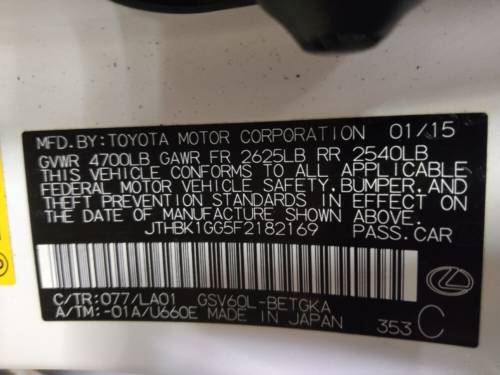 2015 Lexus ES 350 in Tallahassee, FL 32304 - 18118184 33