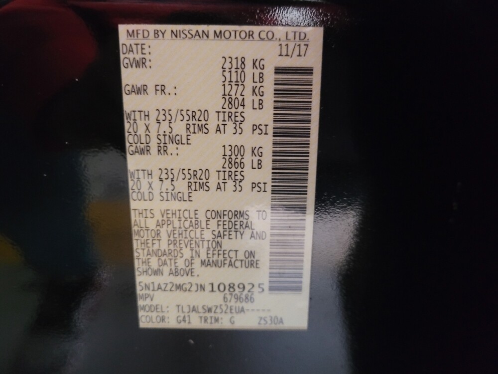 2018 Nissan Murano in Birmingham, AL 35215 - 18118192 33