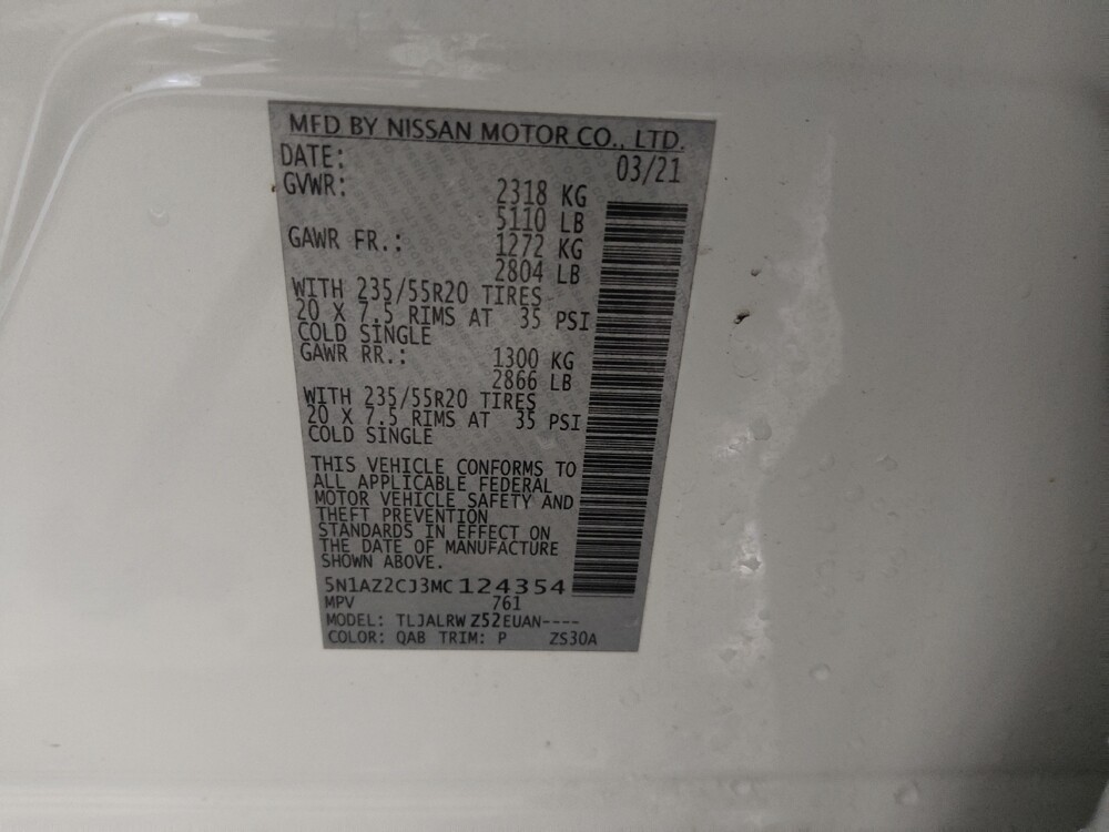 2021 Nissan Murano in Conyers, GA 30094 - 18118196 33