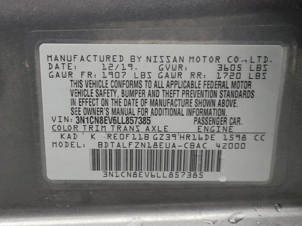 2020 Nissan Versa in Albuquerque, NM 87113 - 18118205 33