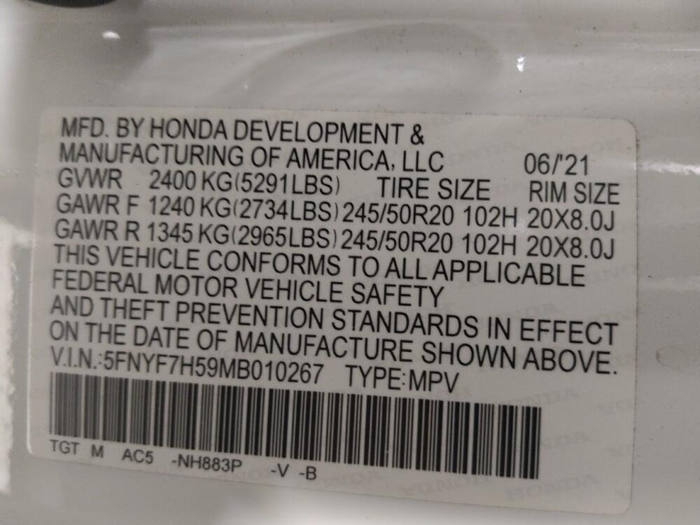 2021 Honda Passport in Tallahassee, FL 32304 - 18118212 33