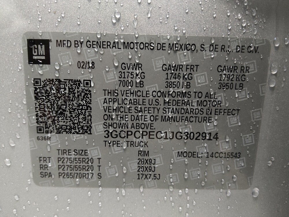 2018 Chevrolet Silverado 1500 in Tallahassee, FL 32304 - 18118213 33