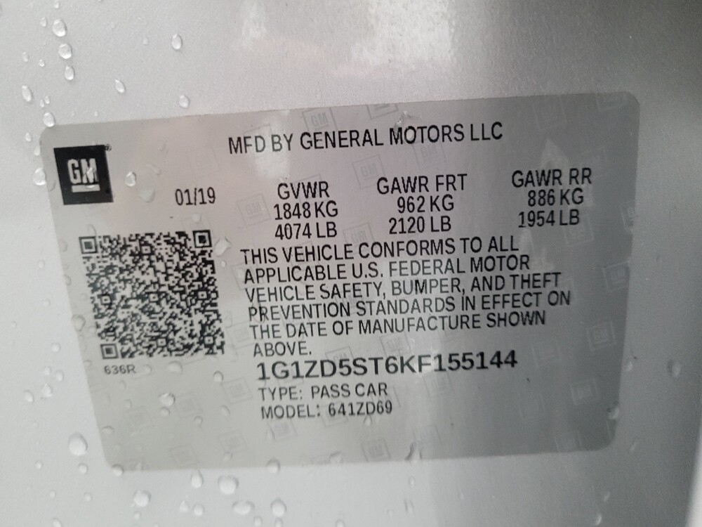 2019 Chevrolet Malibu in Greenville, NC 27834 - 18118243 33