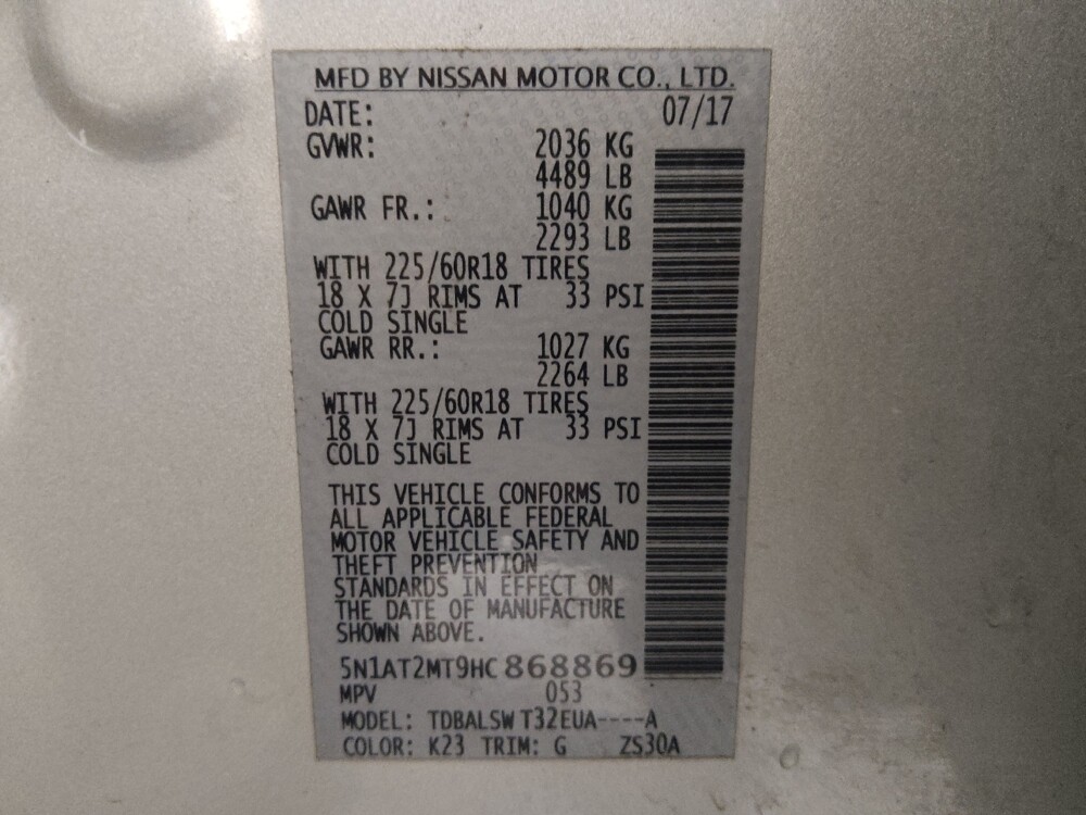 2017 Nissan Rogue in San Antonio, TX 78238 - 18118265 33