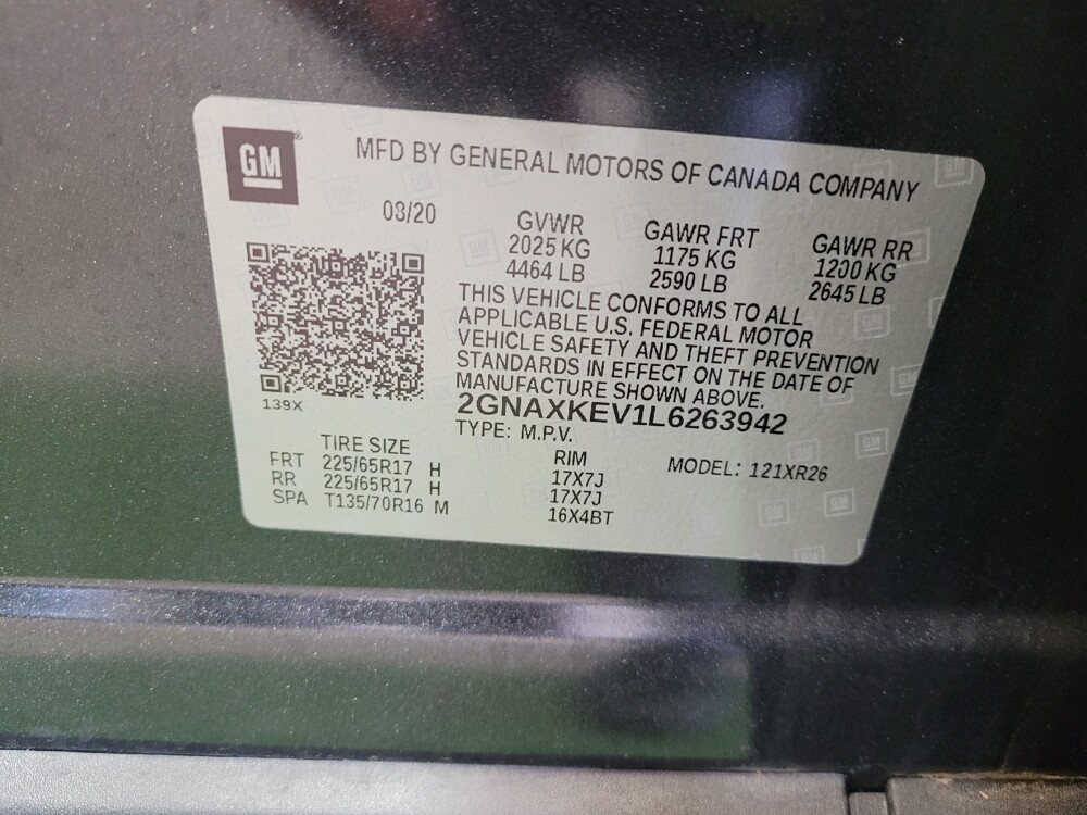 2020 Chevrolet Equinox in Louisville, KY 40258 - 18118268 33