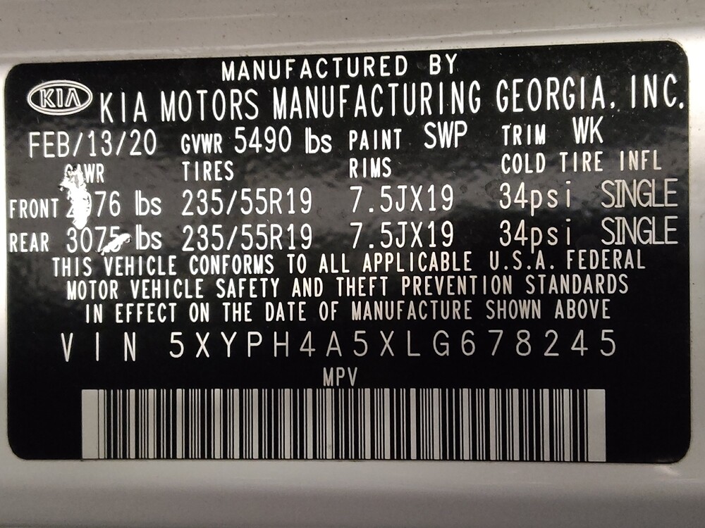 2020 Kia Sorento in Macon, GA 31210 - 18118280 33