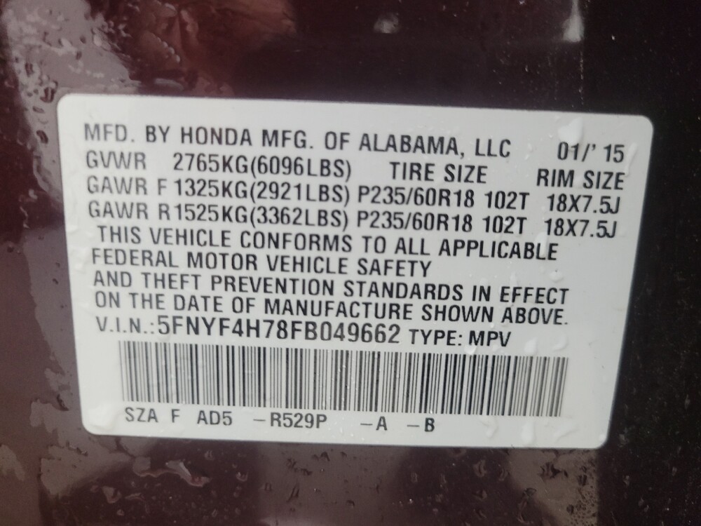 2015 Honda Pilot in Highland, IN 46322 - 18118288 33