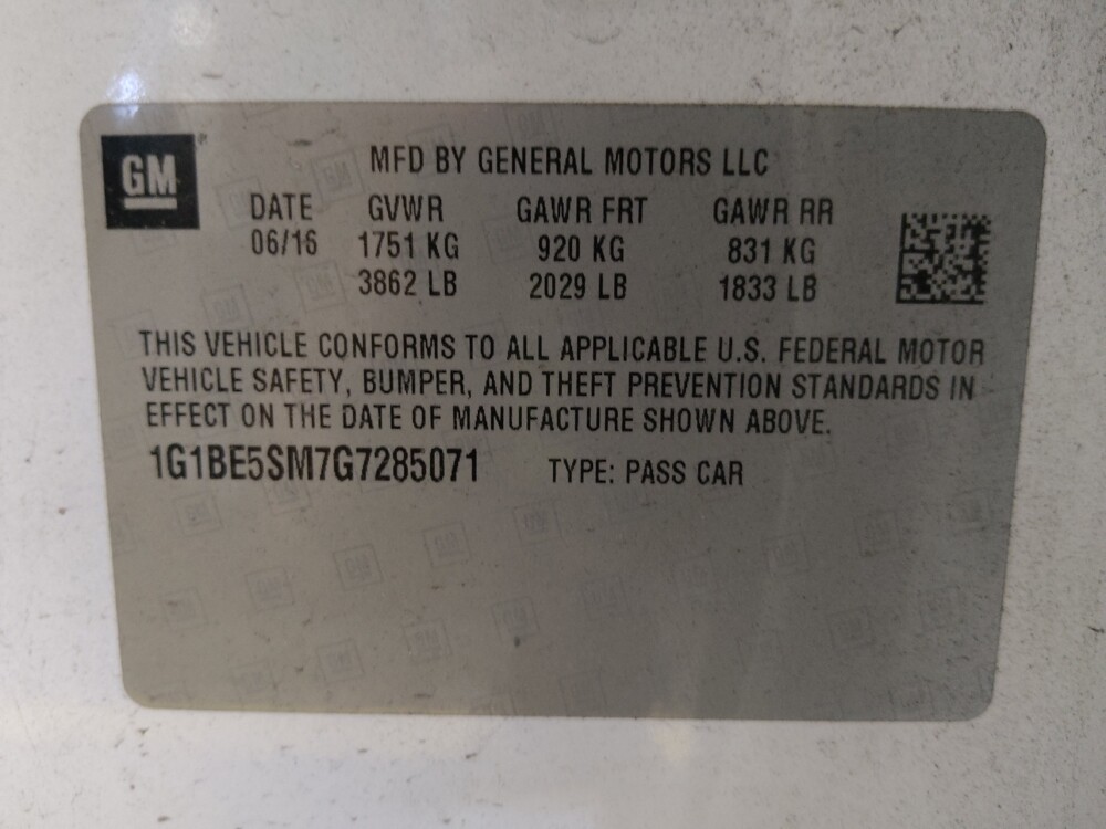 2016 Chevrolet Cruze in Tallahassee, FL 32304 - 18118292 33