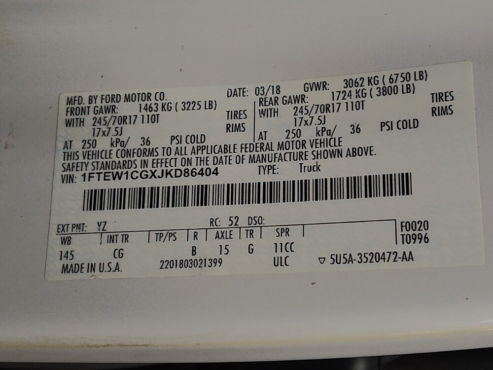 2018 Ford F150 in Arlington, TX 76011 - 18118313 33