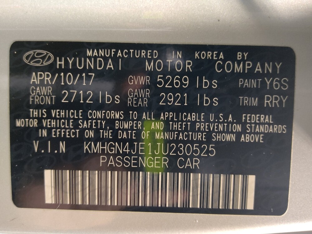 2018 Genesis G80 in Tallahassee, FL 32304 - 18118316 33