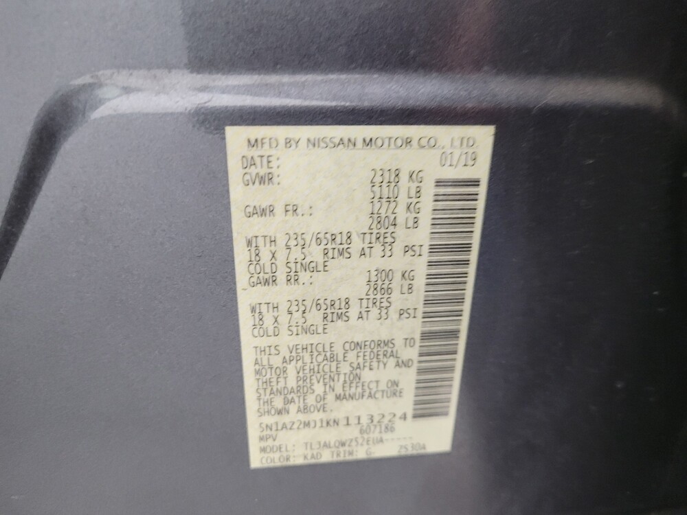 2019 Nissan Murano in Las Vegas, NV 89102 - 18118331 33