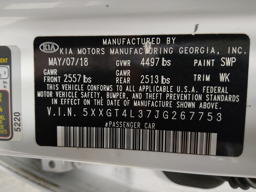 2018 Kia Optima in Gastonia, NC 28056 - 18118341 33