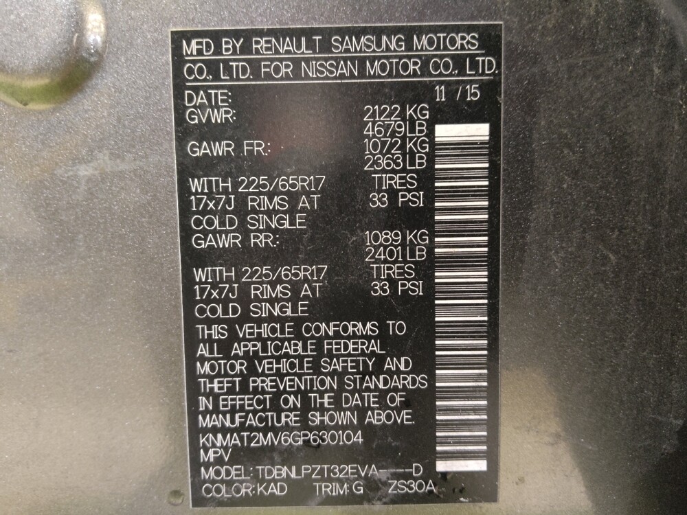 2016 Nissan Rogue in Clearwater, FL 33764 - 18118380 33