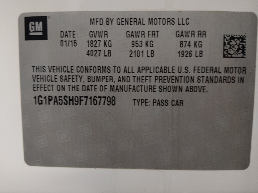 2015 Chevrolet Cruze in Greenville, NC 27834 - 18118415 33