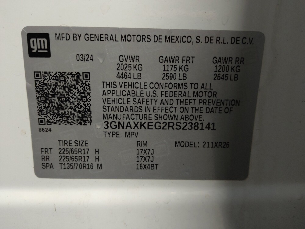 2024 Chevrolet Equinox in Columbia, SC 29210 - 18118416 33