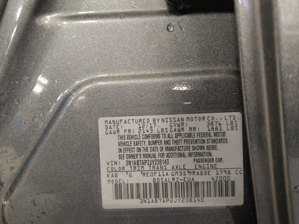 2018 Nissan Sentra in Fort Myers, FL 33907 - 18118449 33