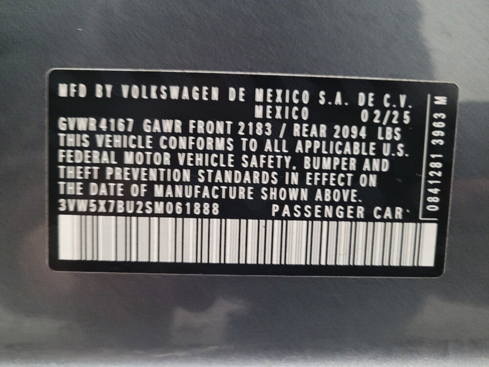 2025 Volkswagen Jetta in Montclair, CA 91763 - 18118459 33