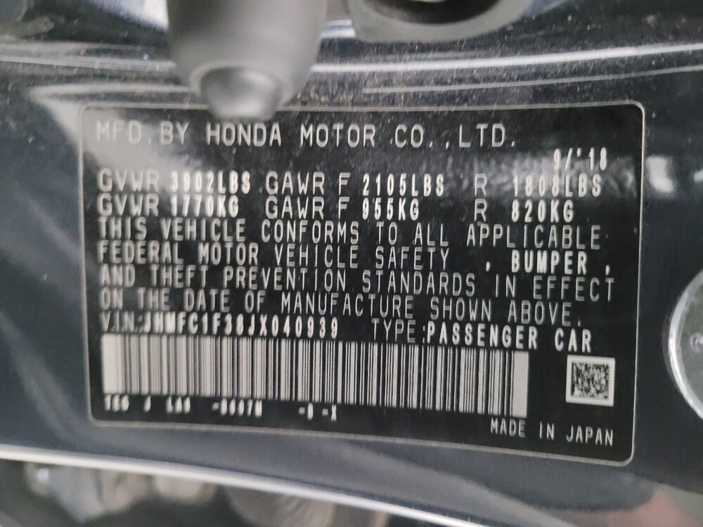 2018 Honda Civic in Riverside, CA 92504 - 18118510 33