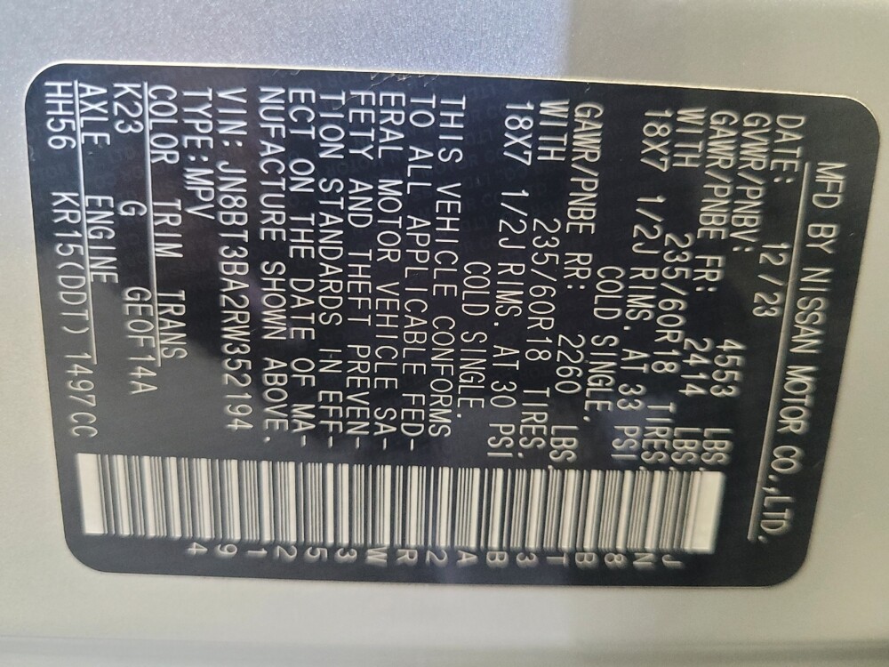 2024 Nissan Rogue in Chattanooga, TN 37421 - 18118529 33