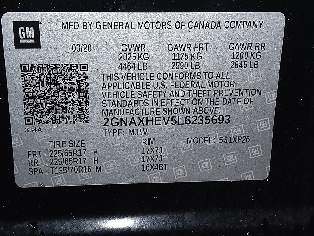 2020 Chevrolet Equinox in Lubbock, TX 79424 - 18118551 33