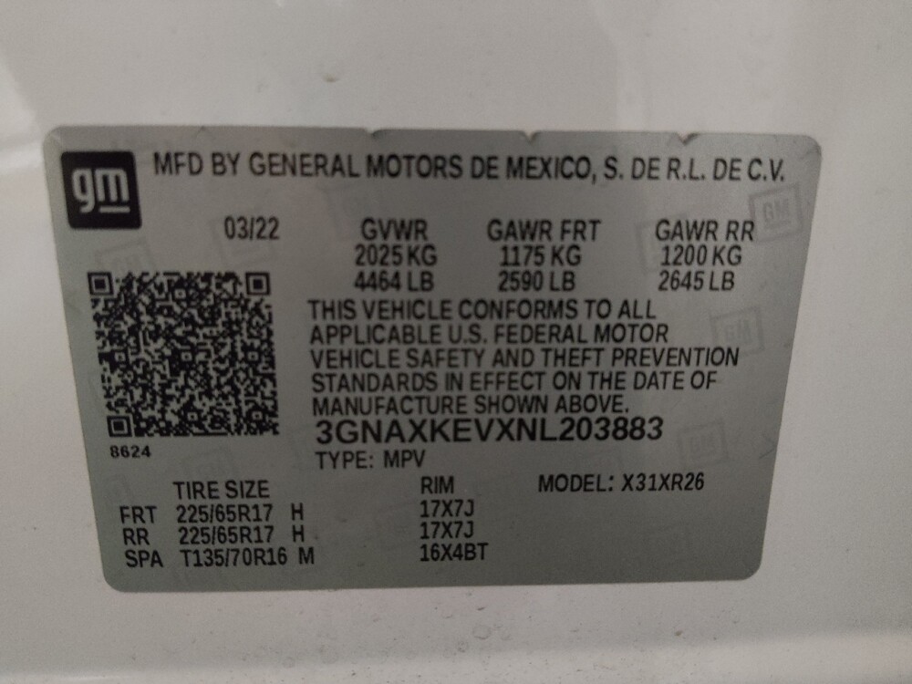 2022 Chevrolet Equinox in El Paso, TX 79907 - 18118555 33