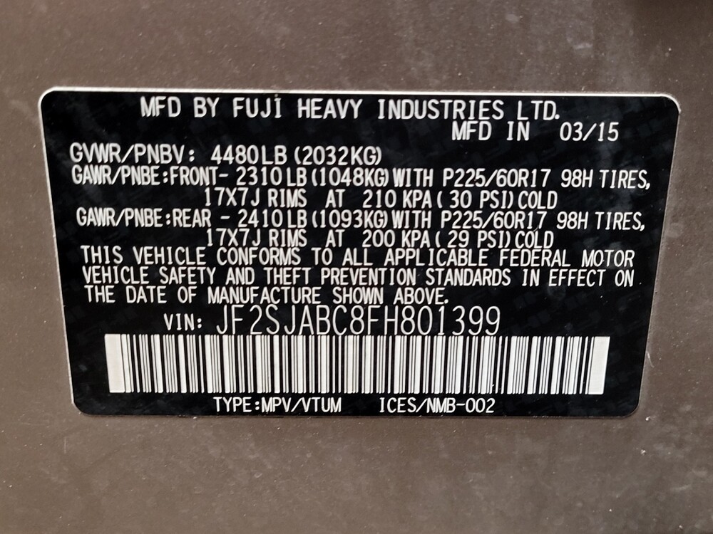 2015 Subaru Forester in Hialeah, FL 33014 - 18118577 33