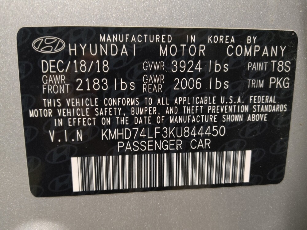 2019 Hyundai Elantra in Kissimmee, FL 34744 - 18118579 33